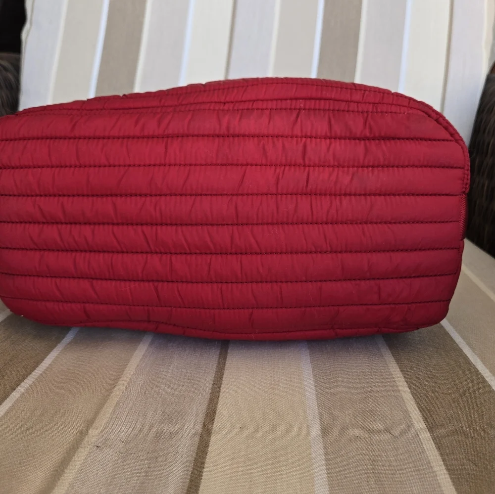 🚫SOLD🚫Nylon Tote Satchel w/ Crossbody Strap - Picture 4 of 9